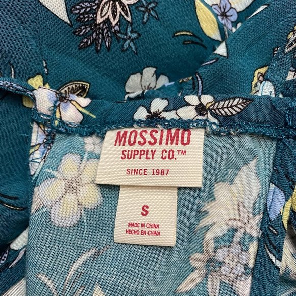 Mossimo Floral Print Ruffle Wrap Dress - Picture 7 of 9